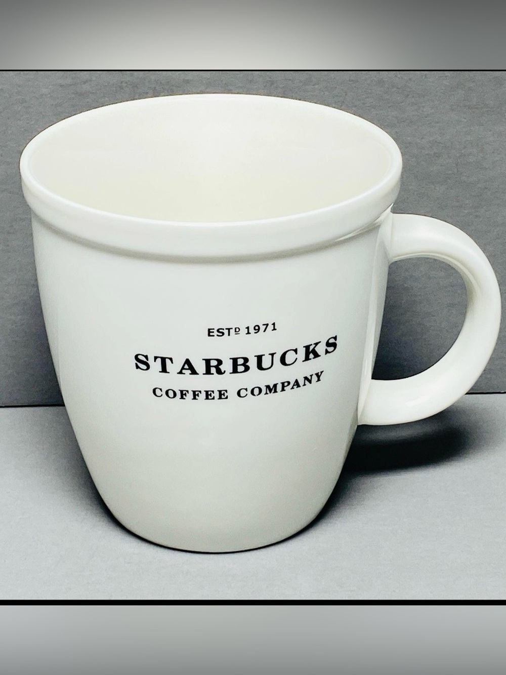 Set of 2 Starbucks White Mugs